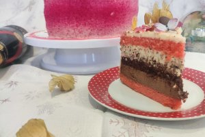 Desert tort cu ciocolata si mandarine
