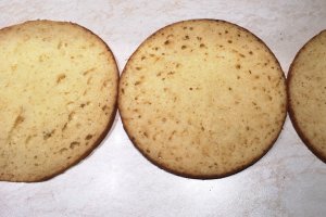 Desert tort cu crema namelaka de mure si ciocolata