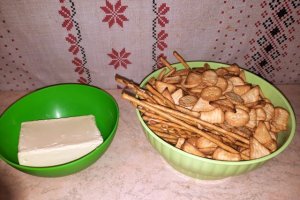 Aperitiv tort sarat/Cheesecake sarat