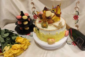 Desert tort cu ciocolata si cirese