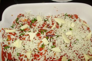 Clatite gratinate cu ciuperci si piept de pui