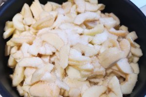 Desert Sharlotka, prajitura poloneza cu mere si crema de vanilie