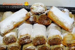 Desert strudele cu mere si fistic