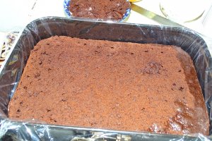 Desert prajitura cu ciocolata si aroma de portocale