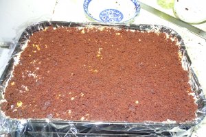 Desert prajitura cu ciocolata si aroma de portocale