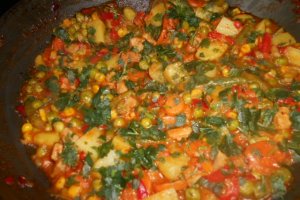 Ghiveci de legume cu soia