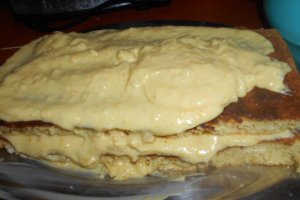 Desert prajitura cu crema de portocale