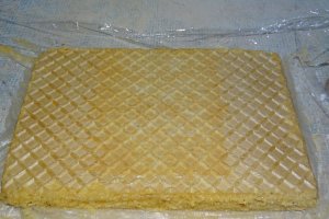 Desert foi de napolitana cu crema de cocos