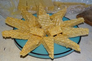 Desert foi de napolitana cu crema de cocos