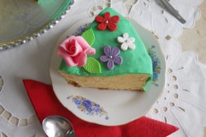 Desert tort Pajistea cu flori - 5 ani de bucataras