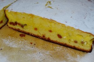 Desert placinta cu foaie turnata si branza de oaie si smantana