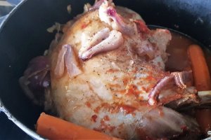 Spata de miel confiata in cidru