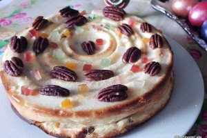 Desert cheesecake - Pasca fara aluat