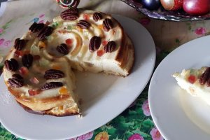 Desert cheesecake - Pasca fara aluat