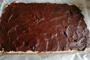 Desert prajitura cu blat din cocos si crema de vanilie