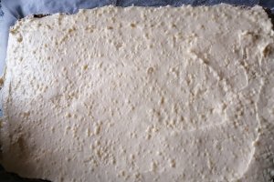 Desert prajitura cu blat din cocos si crema de vanilie