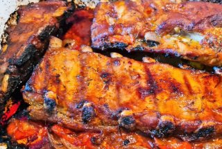 Scarita de porc/ Ribs la cuptor