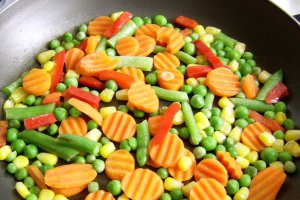 Tortilla con verduras