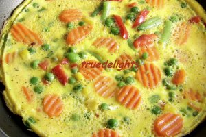 Tortilla con verduras