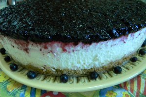 Cheesecake cu afine de padure