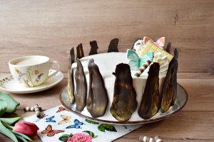 Desert tort cu visine si soc