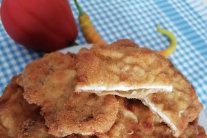 Snitel din cotlet de porc, in stil vienez