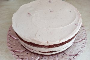 Desert tort cu capsuni si ciocolata