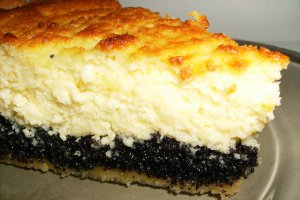 Tarta cu branza si mac
