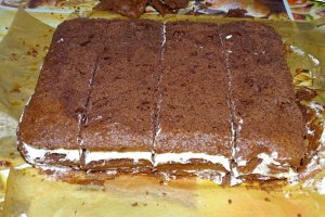 Reteta de prajitura cu fondant si un mot de frisca