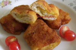 Rulouri de pangasius cu dovlecei