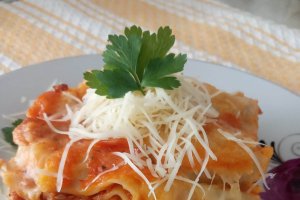 Reteta de lasagna cu carne de porc