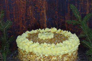 Reteta de tort cu crema de vanilie cu unt si krant