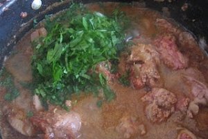 Chicken liver with onion