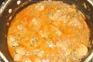 Chicken liver with onion
