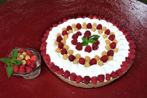 Reteta de prajitura fara coacere, Duo zmeura