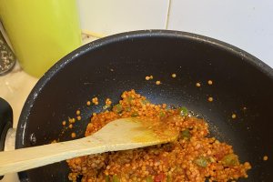 Reteta de curry de linte rosie cu cartofi dulce