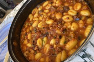 Reteta de gnocchi cu rosii si vinete