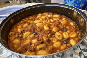 Reteta de gnocchi cu rosii si vinete