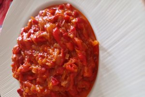 Reteta de mancarica de ardei copti cu dovlecel