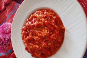 Reteta de mancarica de ardei copti cu dovlecel