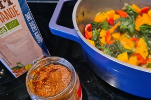 Reteta de curry de dovleac cu spanac