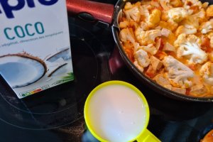 Reteta de curry de conopida cu tofu afumat