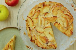 Reteta de prajitura invizibila cu mere