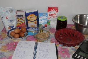 Reteta de tort fulg de nea cu visine