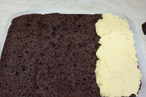 Reteta de prajitura cu nuca de cocos, ciocolata si visine