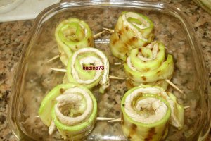 Rulouri de dovlecei gratinati