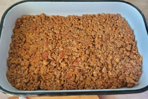 Reteta de cartofi in straturi cu carne tocata