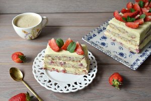 Tiramisu cu capsuni, un desert gustos si aromat
