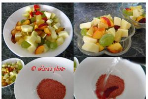 Fructe in gelatina