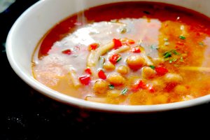 Pasta e ceci - Supa italiana cu paste si naut. Reteta nr.50 din topul The Best Soups in The Wold